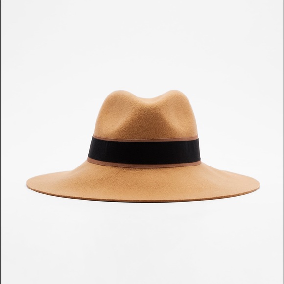 NWOT Zara Felt Hat with contrast band - Picture 3 of 10